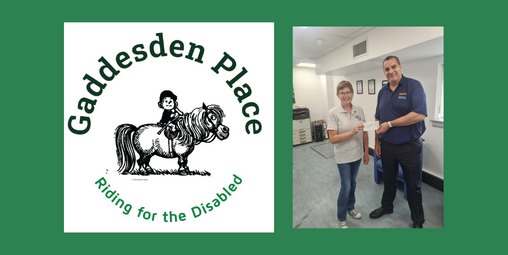 Gaddesden Place Cheque!